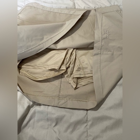 Avia women’s classic stretch side slit mini skort size medium beige - Picture 5 of 10